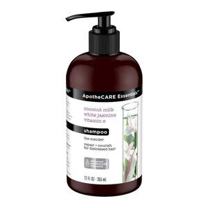 ApotheCARE Essentials The Mender Damaged Hair Repair Shampoo Coconut Milk 12FlOz